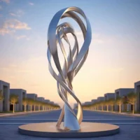 Large Metal Abstract Sculpture Decoration Outdoor