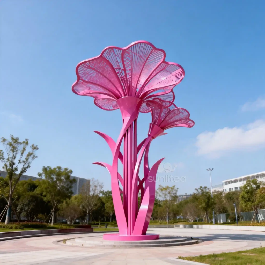 Large Metal Allium Garden Ornaments