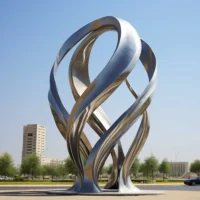 Metal Large Abstract Statue Conference Center Project