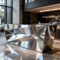 Metal Office Reception Counter