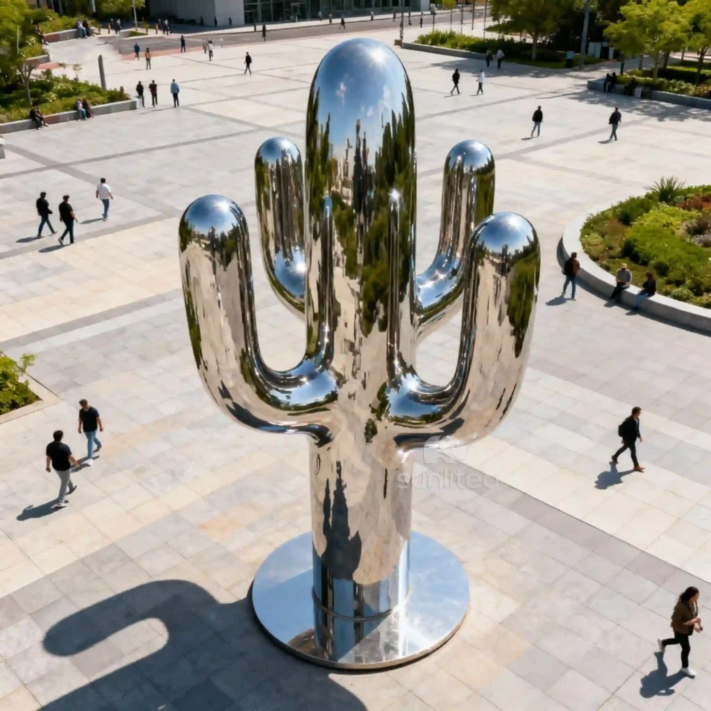 Metal Prickly Pear Sculpture For Sale