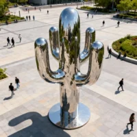 Metal Prickly Pear Sculpture For Sale