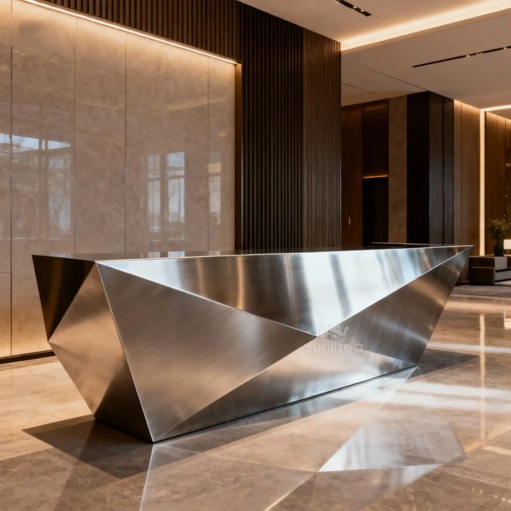 Modern Art Decor Reception Desk Commercial