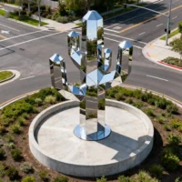 Outdoor Large Cactus Sculpture