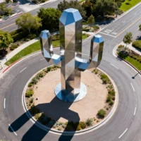 Outdoor Large Metal Cactus Decor