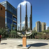 Outdoor Large Metal Ice Lolly Sculpture