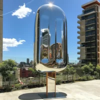 Stainless Steel Giant Popsicle Sculpture
