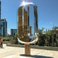 Stainless Steel Ice Cream Statue