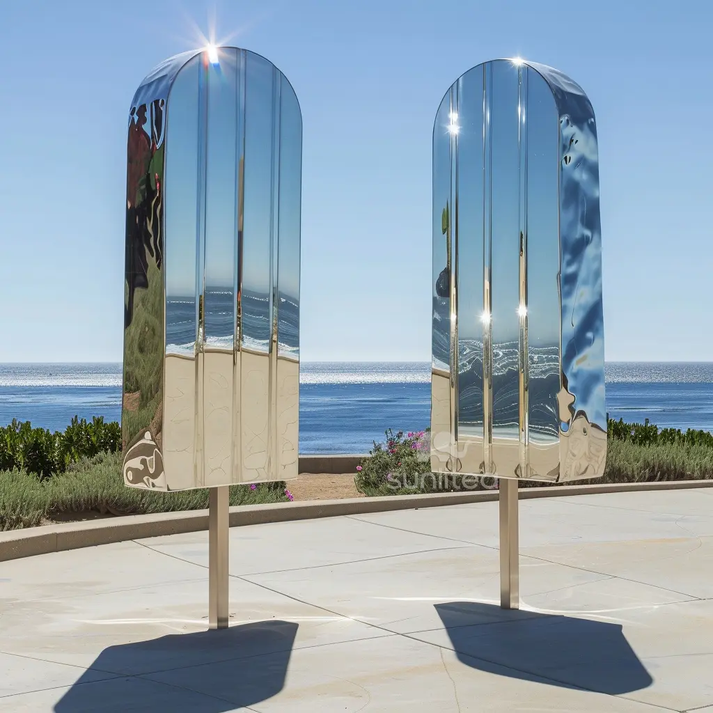 Stainless Steel Ice Lolly Sculpture