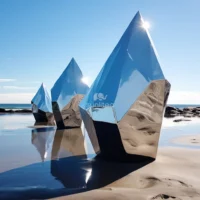 304 Stainless Steel Iceberg Statue