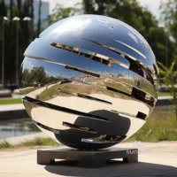 Abstract Art Decor Ball Statue