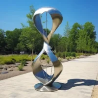 Abstract Garden Sculpture - Metal Art Decor