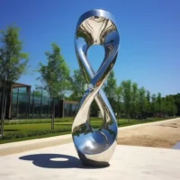 Abstract Metal Sculpture Outdoor Decor
