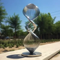 Abstract Wire Sculpture - Metal Gap