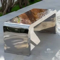 Art Garden Benches Stainless Steel