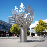 Big Metal Garden Tree Art Sculpture