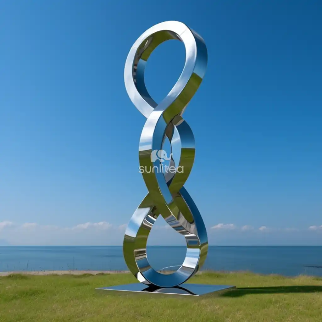 Chain Artwork Sculpture Stainless Steel