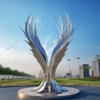 City Wing Sculpture Outdoor Project SLT-W6