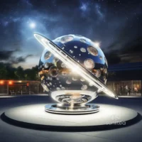 Custom Design Metal Solar System Statue - Unknown