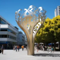 Large Art Decoration Metal Tree