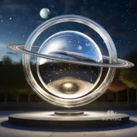 Large Metal Solar System Sculpture