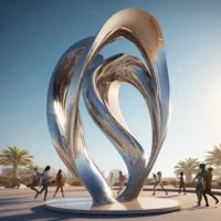 Large Outdoor Abstract Sculpture Villa Projects