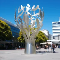 Large Outdoor Metal Tree Sculpture