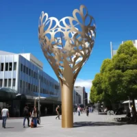 Large Outdoor Metal Tree Statue