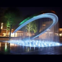 Large Outdoor Water Fountain Metal