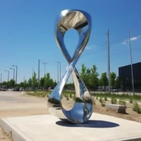 Metal Abstract Modern Sculpture - Sunlitea Design