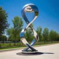 Metal Abstract Organic Sculpture - Twist