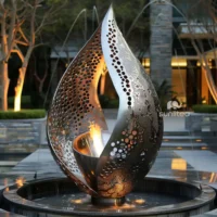 Metal Art Garden Sculpture - Fire
