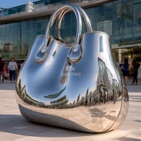 Metal Bag Theme Handbag Sculpture