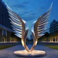 Metal Large Angel Wings Sculpture SLT-SFS7