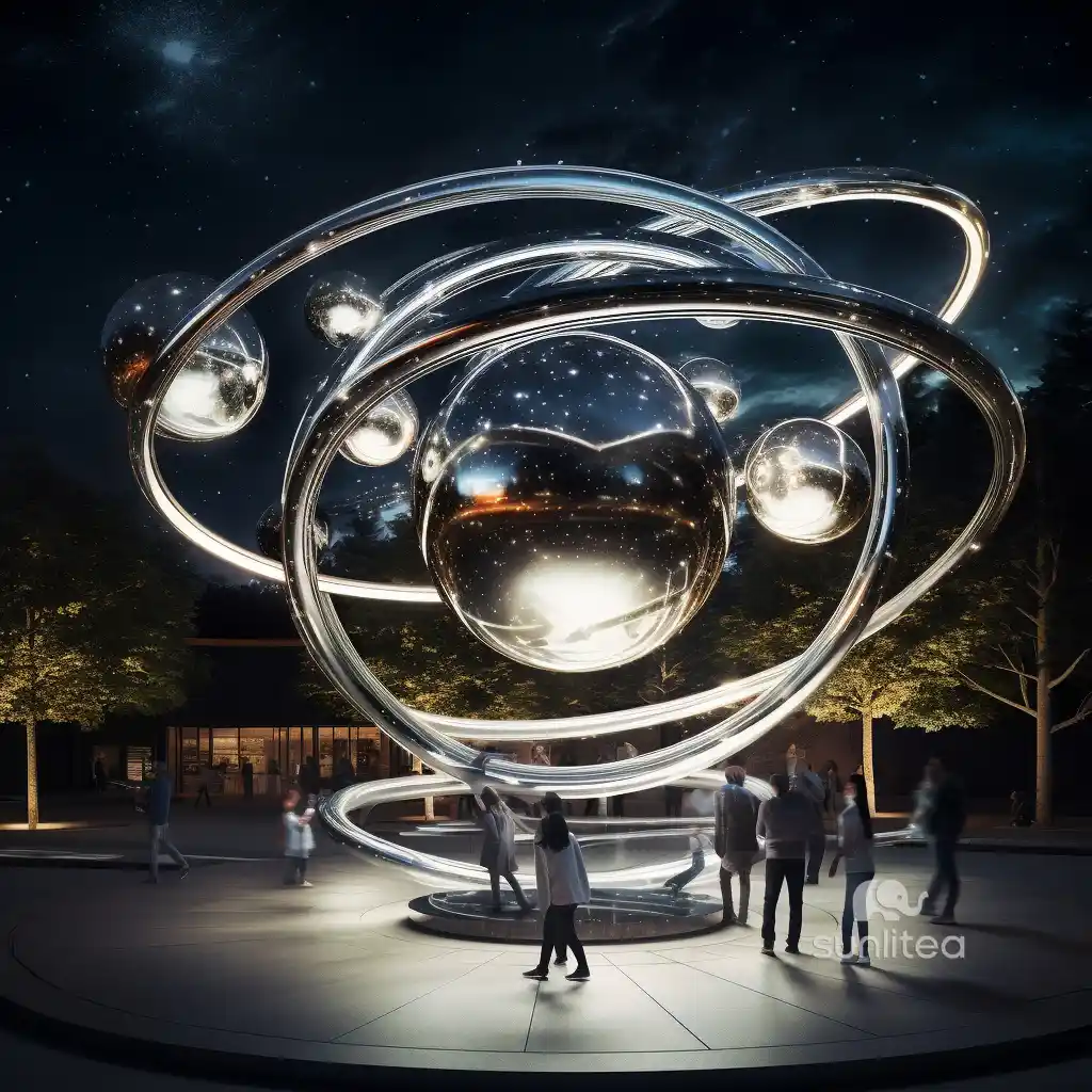 Metal Large Planet - Solar System Sculpture