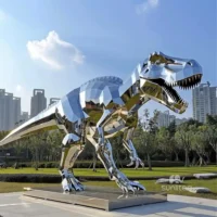 Outdoor Metal Large Rex Sculpture