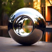 Stainless Steel Big Ball Statue