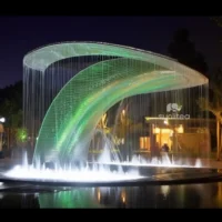Stainless Steel Big Water Fountain Outdoor