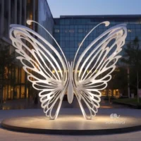 Stainless Steel Giant Butterfly Sculpture