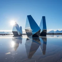 Stainless Steel Iceberg Stone Sculpture