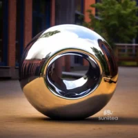 Stainless Steel Large Metal Ball Sculpture