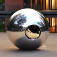 Stainless Steel Outdoor Sphere Sculpture