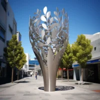Stainless Steel Tree Large Decor Outdoor