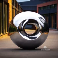 Steel Ball Sculpture For Outdoor
