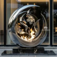 Unique Metal Garden Art - Circle