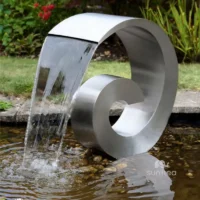 Art Stainless Steel Water Fountain Outdoor
