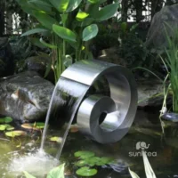 Custom Metal Water Feature For Garden