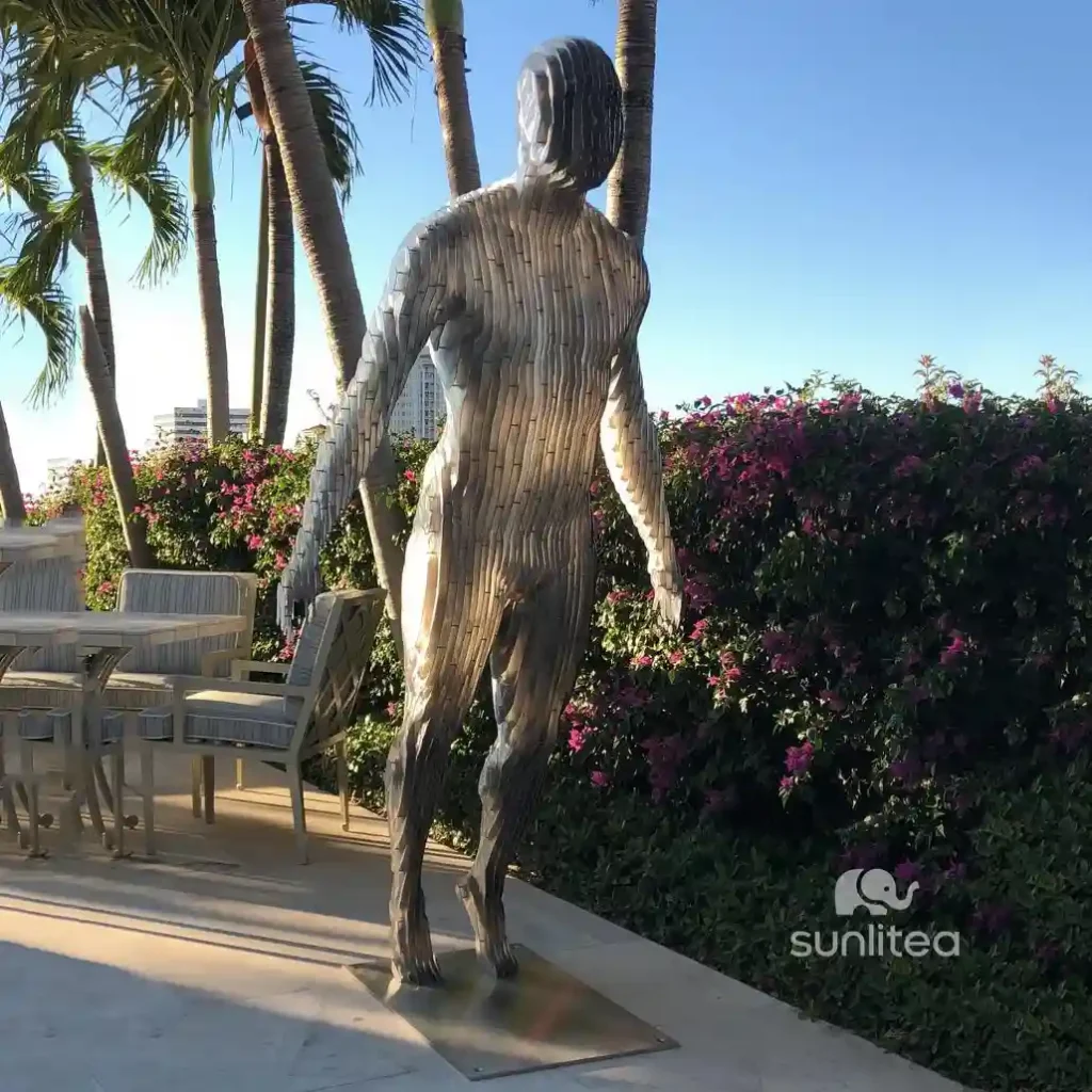 Disappearing Man Statue Stainless Steel 316