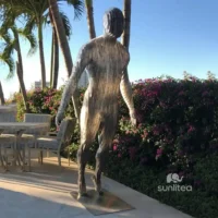 Disappearing Man Statue Stainless Steel 316