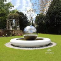 Garden Metal Ball Water Fountain Decor